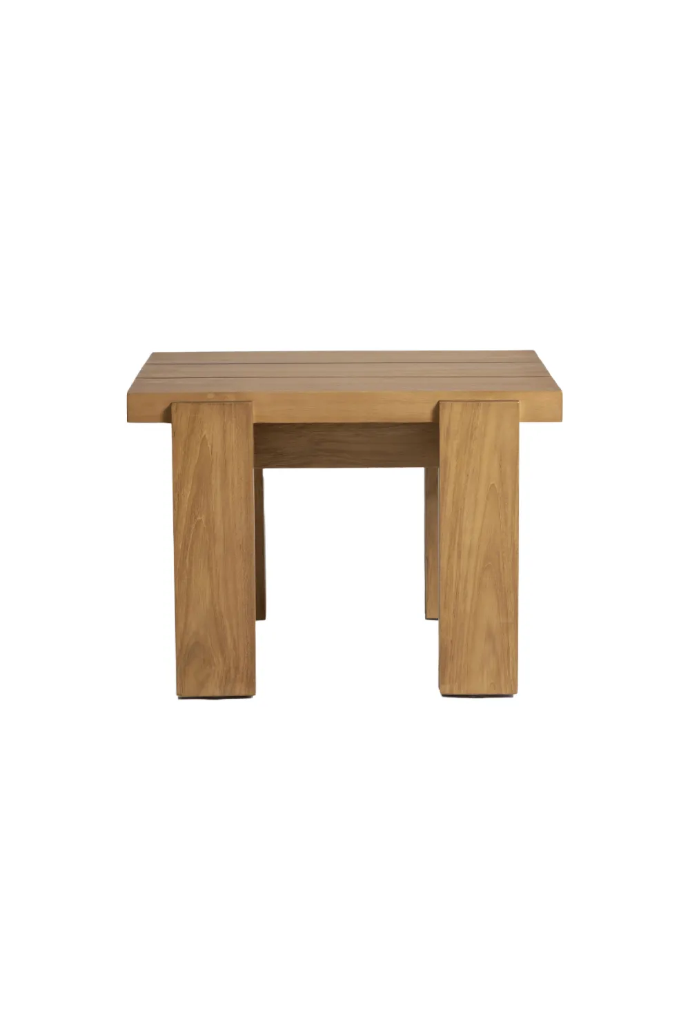 Slatted Outdoor Side Table | Dareels Medan