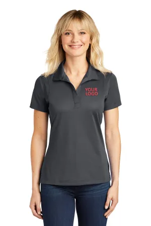 Sport-Tek Ladies Micropique Customized Sport-Wick Polos, Iron Grey