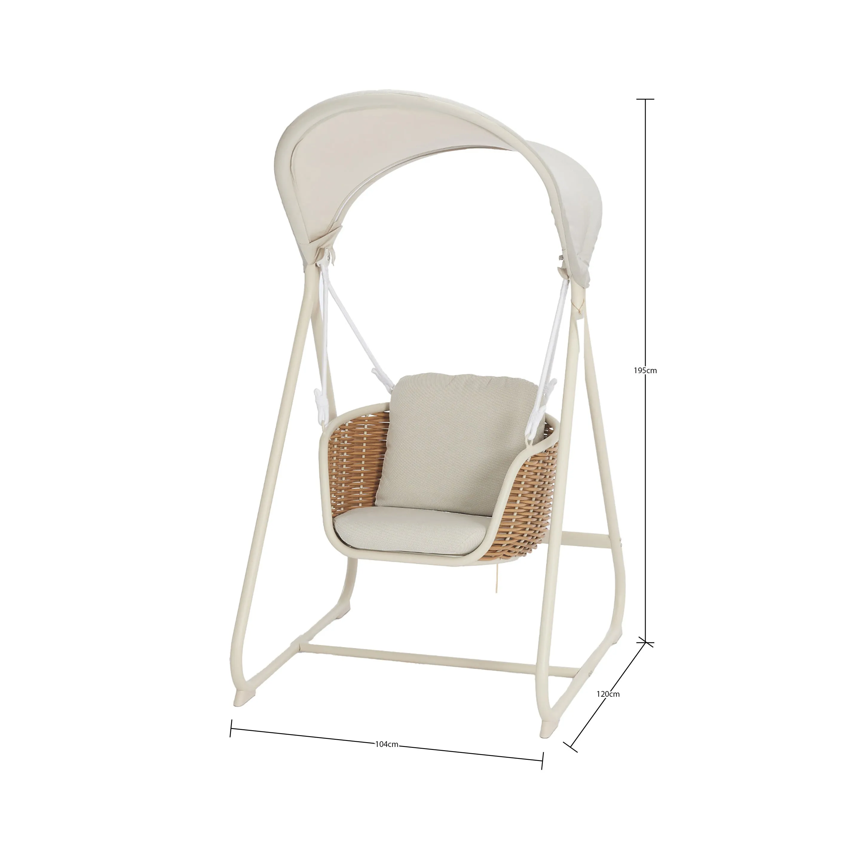 Swan Outdoor Hanging Egg Chair