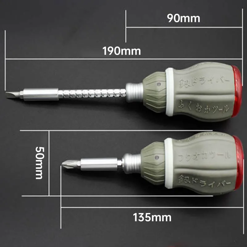 Telescopic Portable Magnetic Fix Flex Screwdriver Set