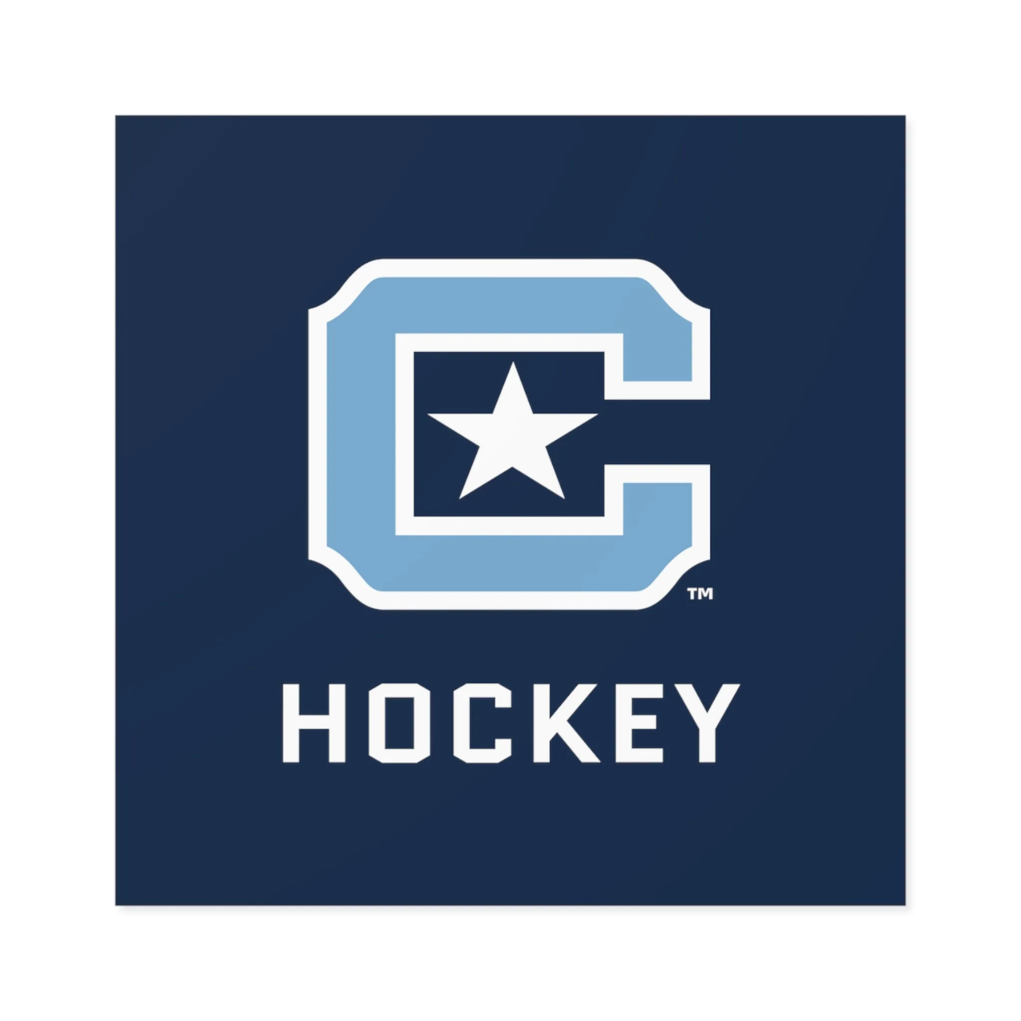 The Citadel, Sports Club, Hockey Square Stickers, Indoor\Outdoor