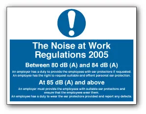 The Noise at Work Regulations 2005