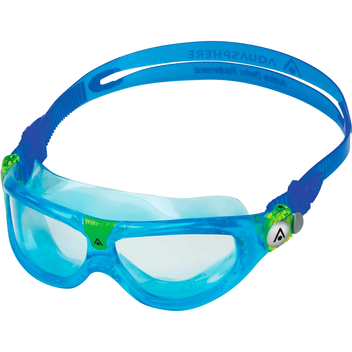 Youth Seal Kid 2 - Aqua/Lime Clear